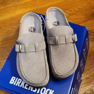 Women's Birkenstock Buckley Corduroy Stone Coin Size 38 (US 7)